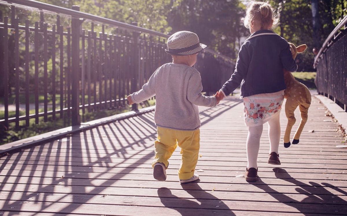 Child Support Children holding hands